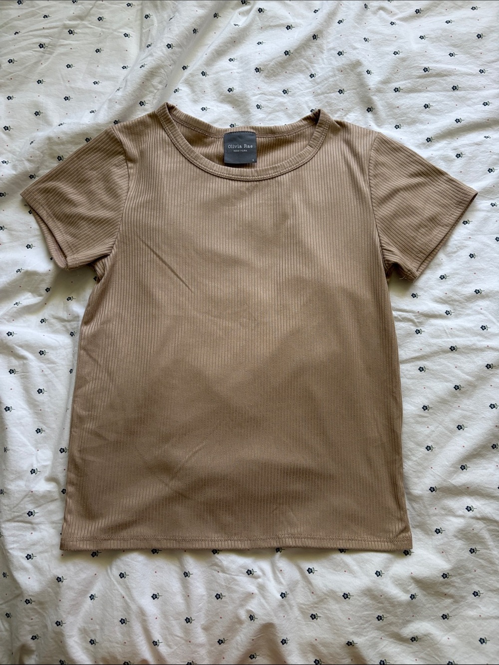 2x Olivia Rae ribbed basic tee - Picture 2 of 5